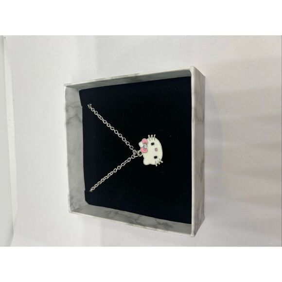 🌸 Sanrio Hello Kitty Charm Bracelet & Necklace Set – Pink, Cute, & Gift-Ready! - Picture 2 of 3